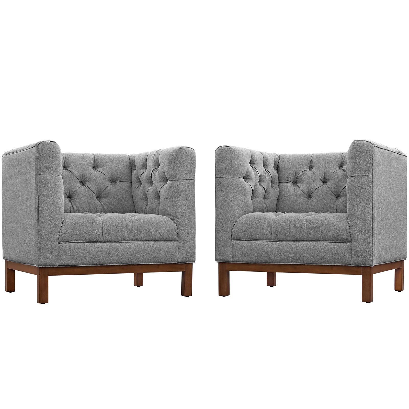 Panache Living Room Set Upholstered Fabric Set of 2 By Modway - EEI-2436 | Sofa Set | Modishstore - 2