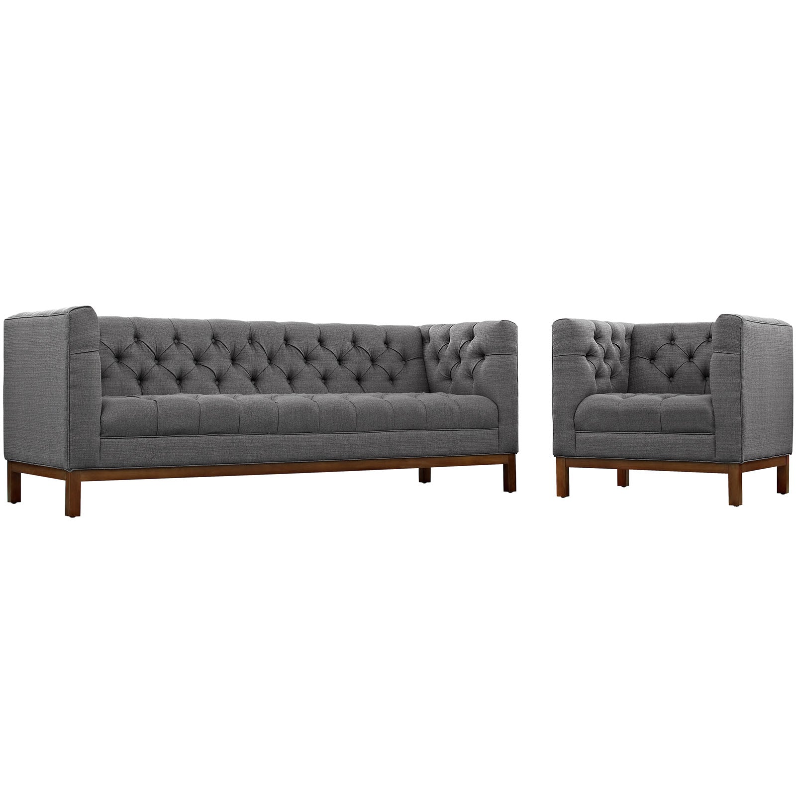 Panache Living Room Set Upholstered Fabric Set of 2 By Modway - EEI-2437 | Sofa Set | Modishstore - 2