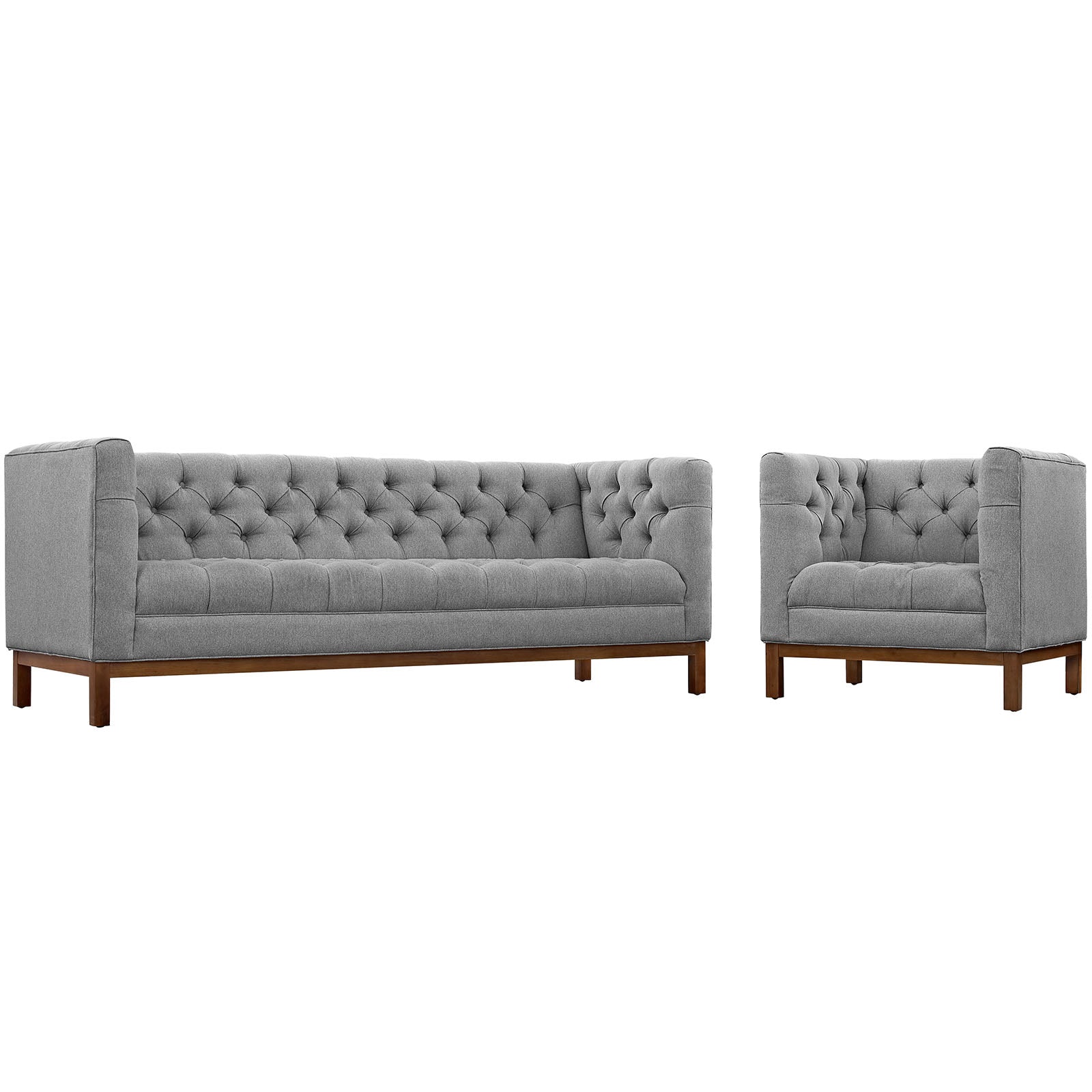 Panache Living Room Set Upholstered Fabric Set of 2 By Modway - EEI-2437 | Sofa Set | Modishstore - 3
