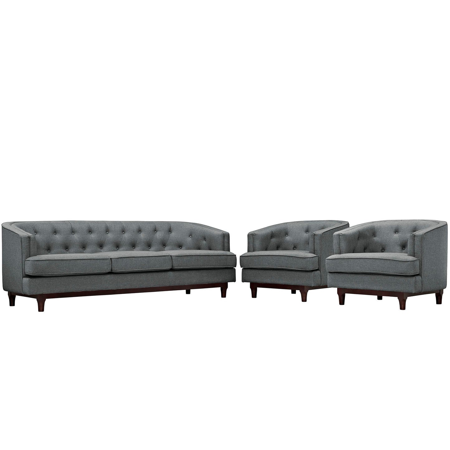Modway Coast Living Room Set - Set of 3 | Sofas | 
