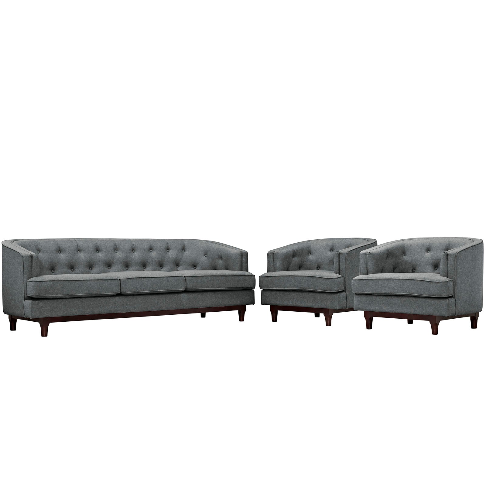 Modway Coast Living Room Set - Set of 3 | Sofas | 