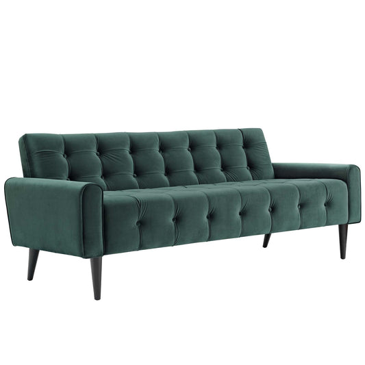 Modway Delve Velvet Sofa - EEI-2456 - Green