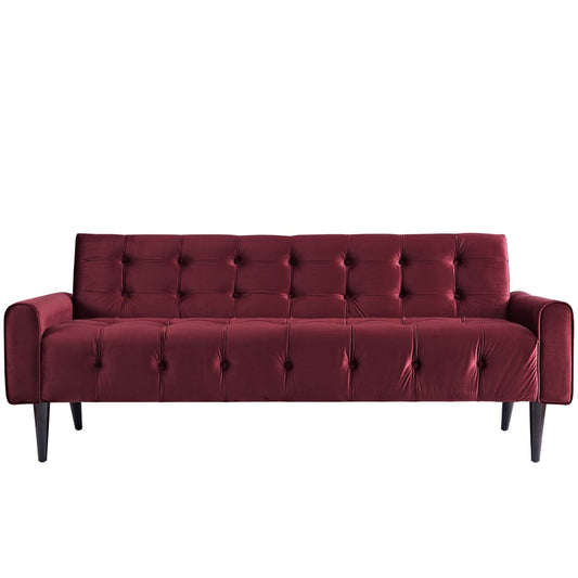 Modway Delve Velvet Sofa | Sofas | 