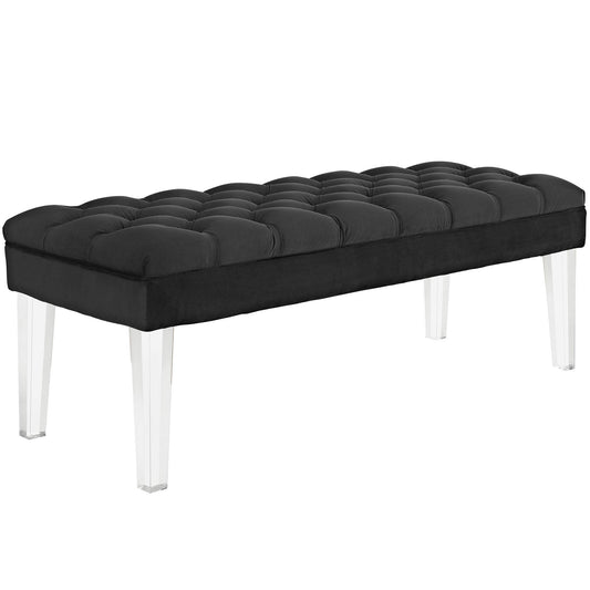 Modway Valet Velvet Bench | Stools & Benches | Modishstore-24