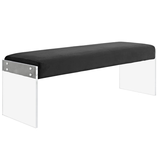 Modway Roam Velvet Bench | Stools & Benches | Modishstore-15