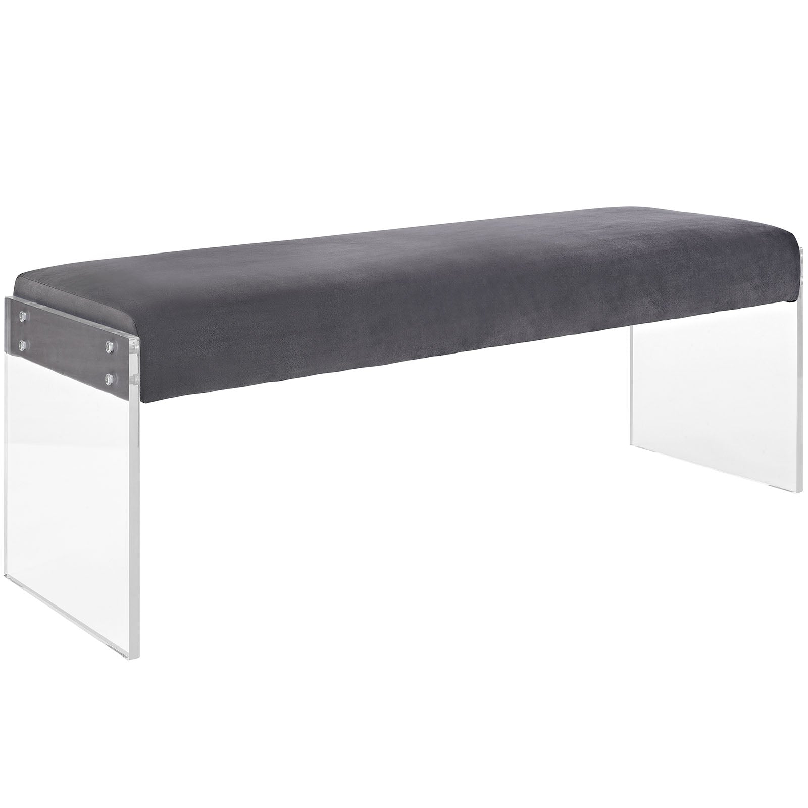 Modway Roam Velvet Bench | Stools & Benches | Modishstore-16