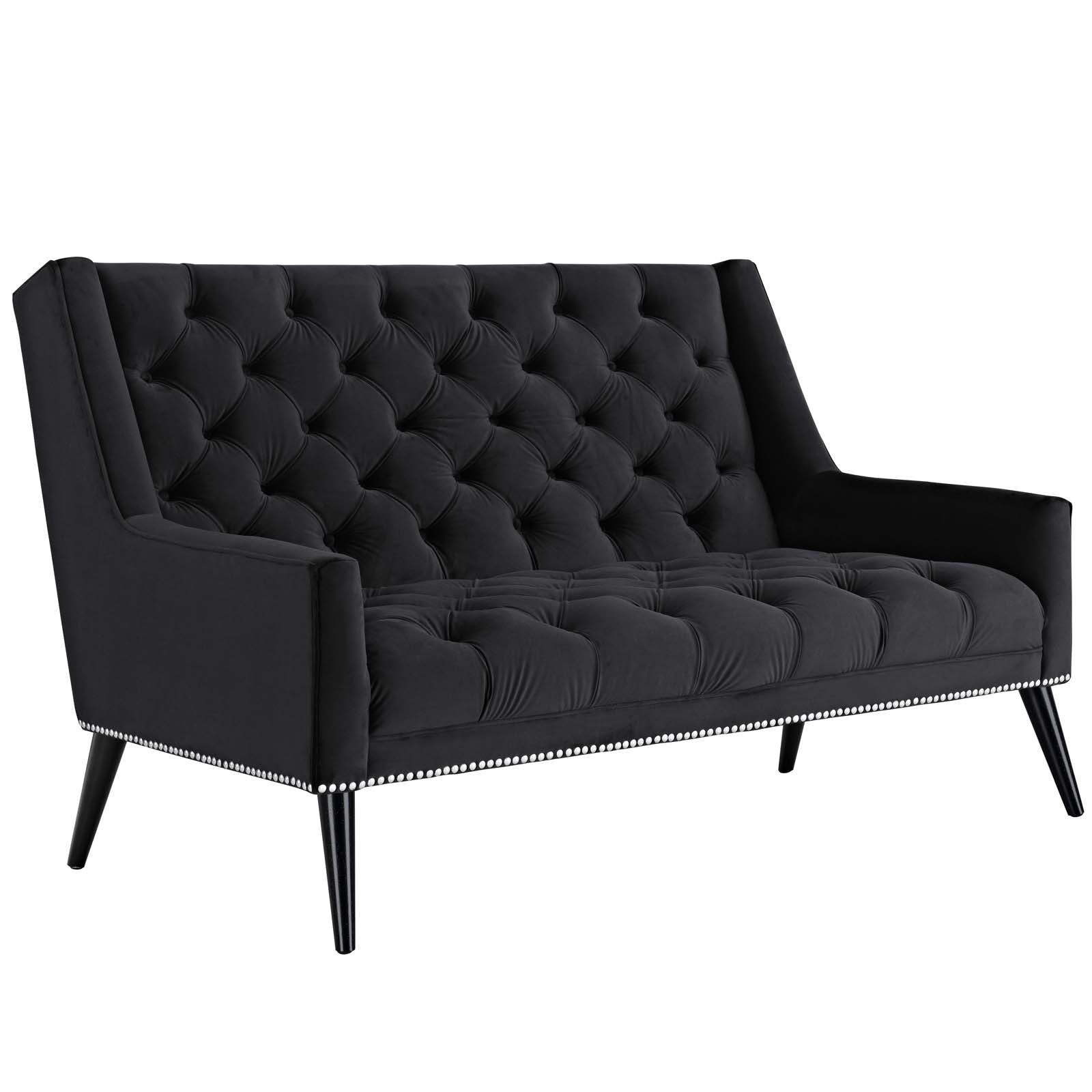 Modway Peruse Velvet Loveseat | Loveseats | Modishstore-19