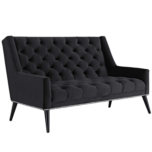 Modway Peruse Velvet Loveseat | Loveseats | Modishstore-19