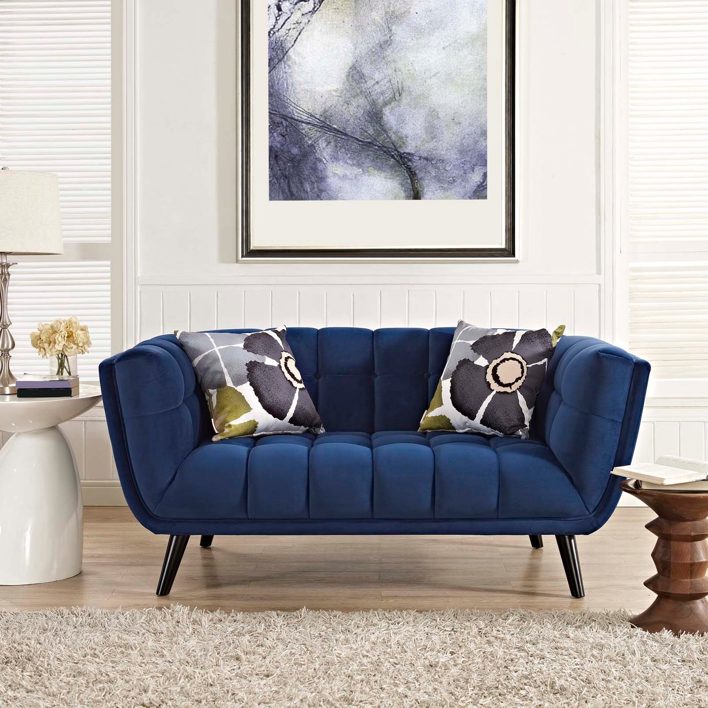 Modway Bestow Performance Velvet Loveseat | Loveseats | 