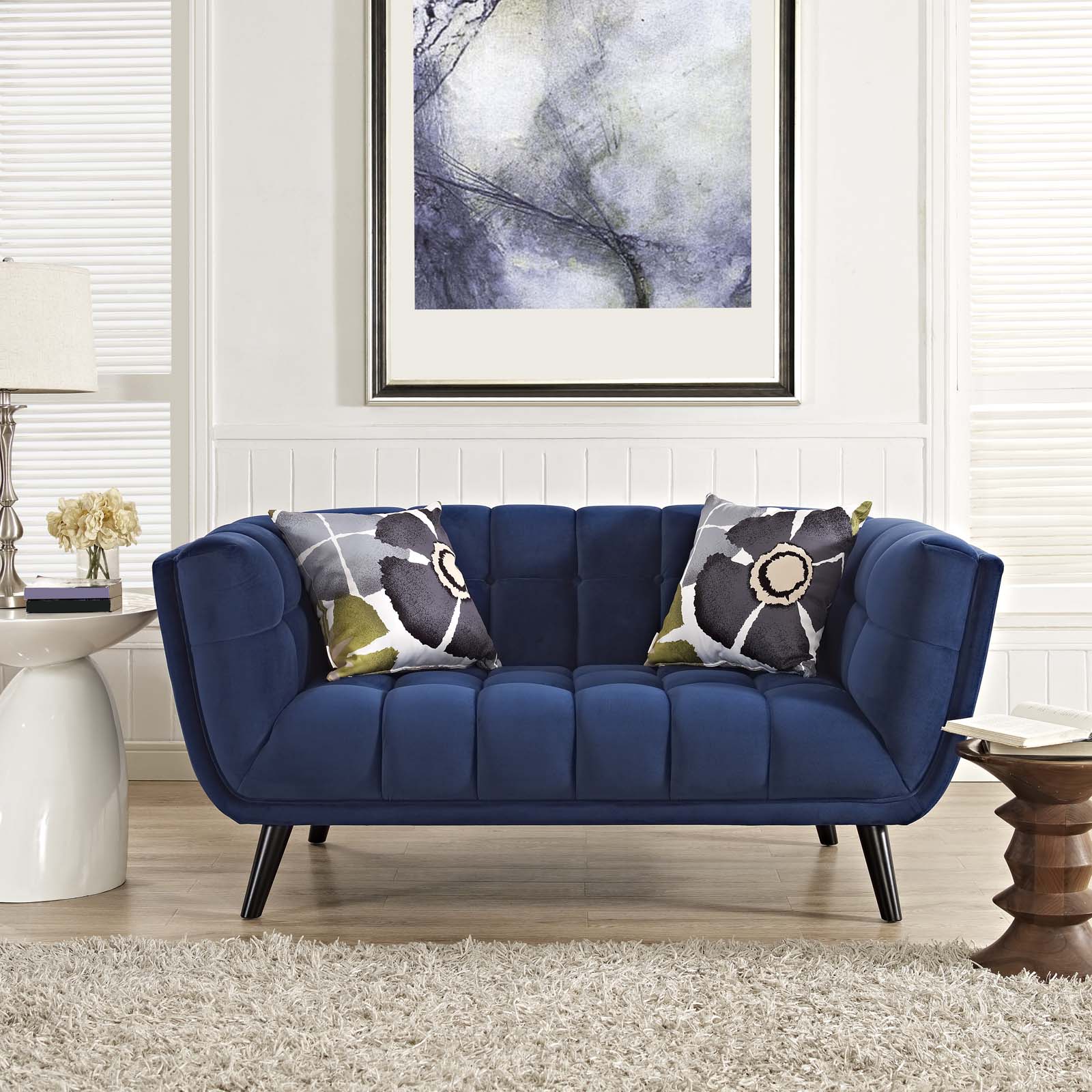 Modway Bestow Performance Velvet Loveseat | Loveseats | 