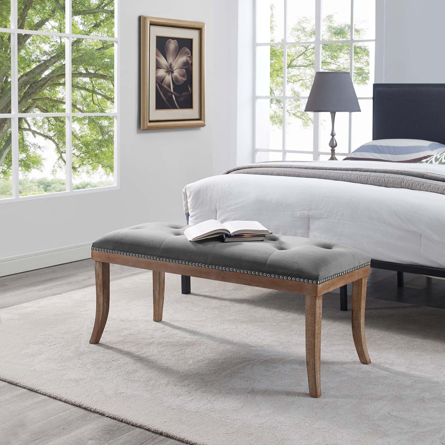 Expression Velvet Bench By Modway - EEI-2574 | Benches