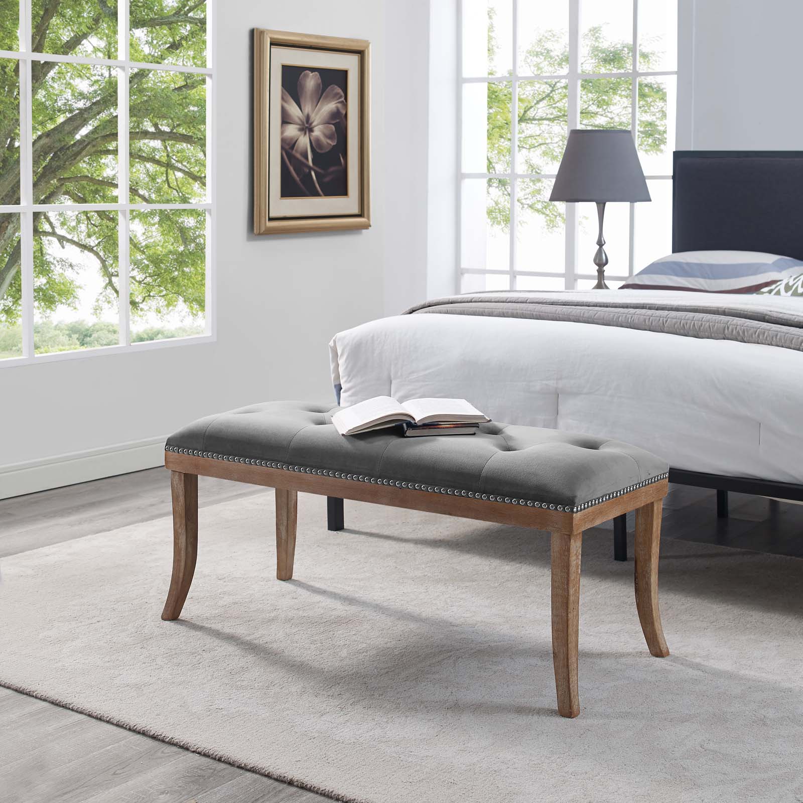 Expression Velvet Bench By Modway - EEI-2574 | Benches