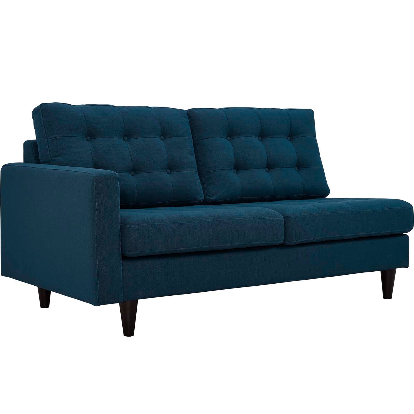 Modway Empress Left-Facing Upholstered Fabric Loveseat | Loveseats | 