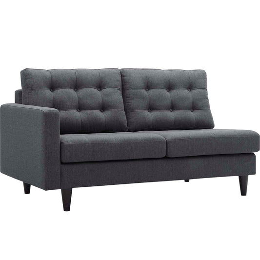 Modway Empress Left-Facing Upholstered Fabric Loveseat | Loveseats | 
