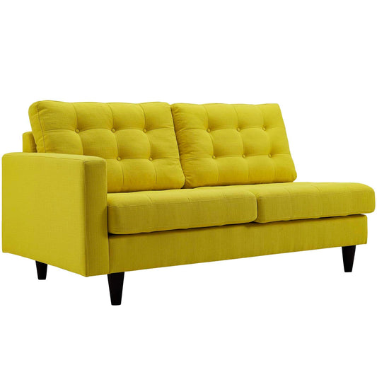 Modway Empress Left-Facing Upholstered Fabric Loveseat | Loveseats | 