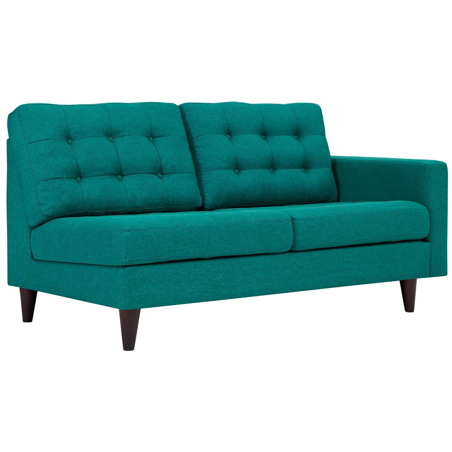 Modway Empress Right-Facing Upholstered Fabric Loveseat | Loveseats | 