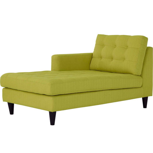 Modway Empress Left-Arm Upholstered Fabric Chaise | Outdoor Recliners & Lounge Chairs | 
