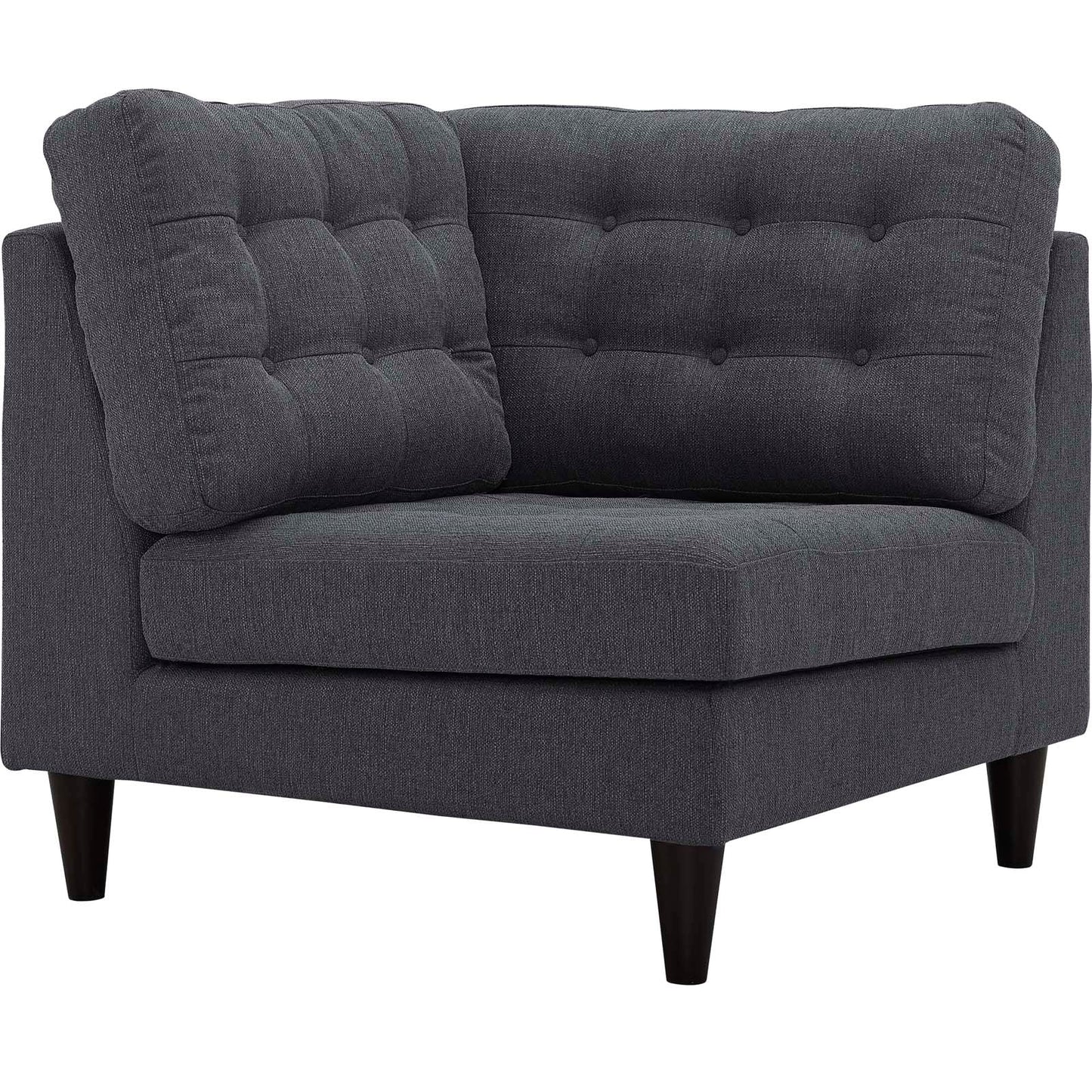 Modway Empress Upholstered Fabric Corner Sofa | Sofas | 