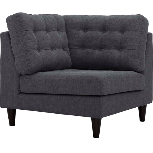 Modway Empress Upholstered Fabric Corner Sofa | Sofas | 