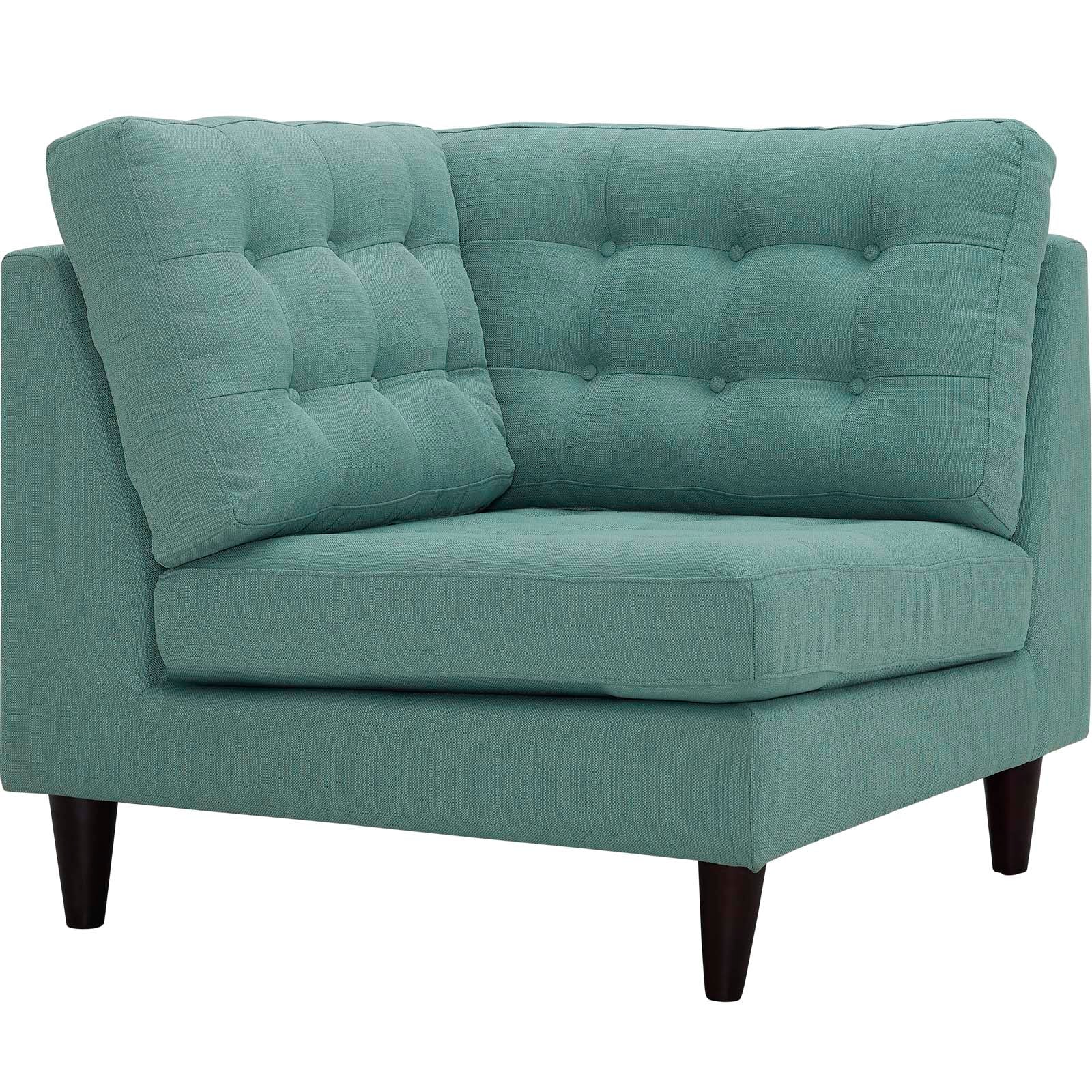 Modway Empress Upholstered Fabric Corner Sofa | Sofas | 