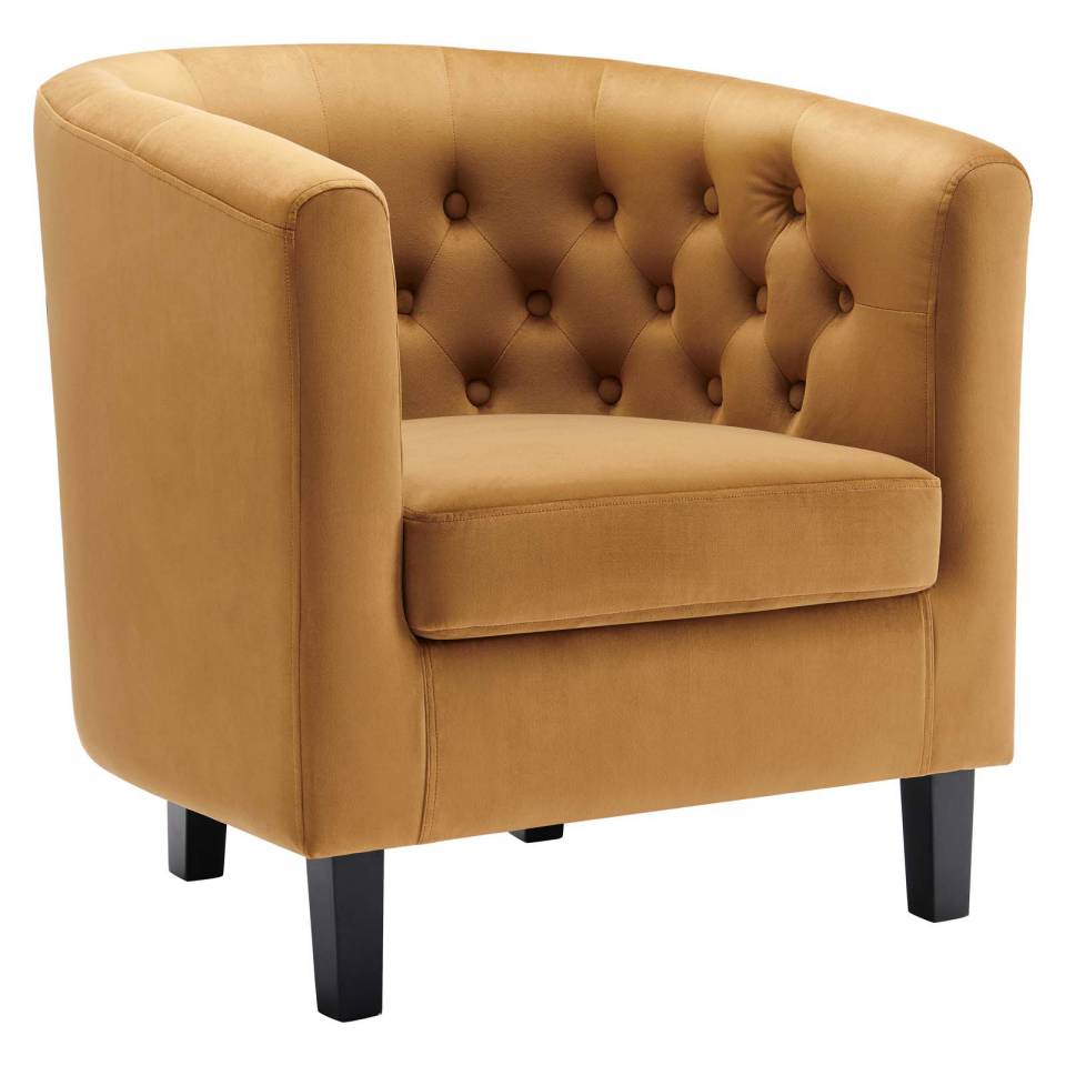 Modway Prospect Performance Velvet Armchair | Armchairs | Modishstore