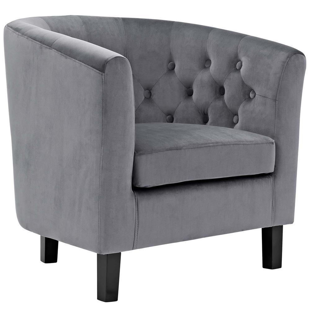 Modway Prospect Performance Velvet Armchair | Armchairs | Modishstore-8