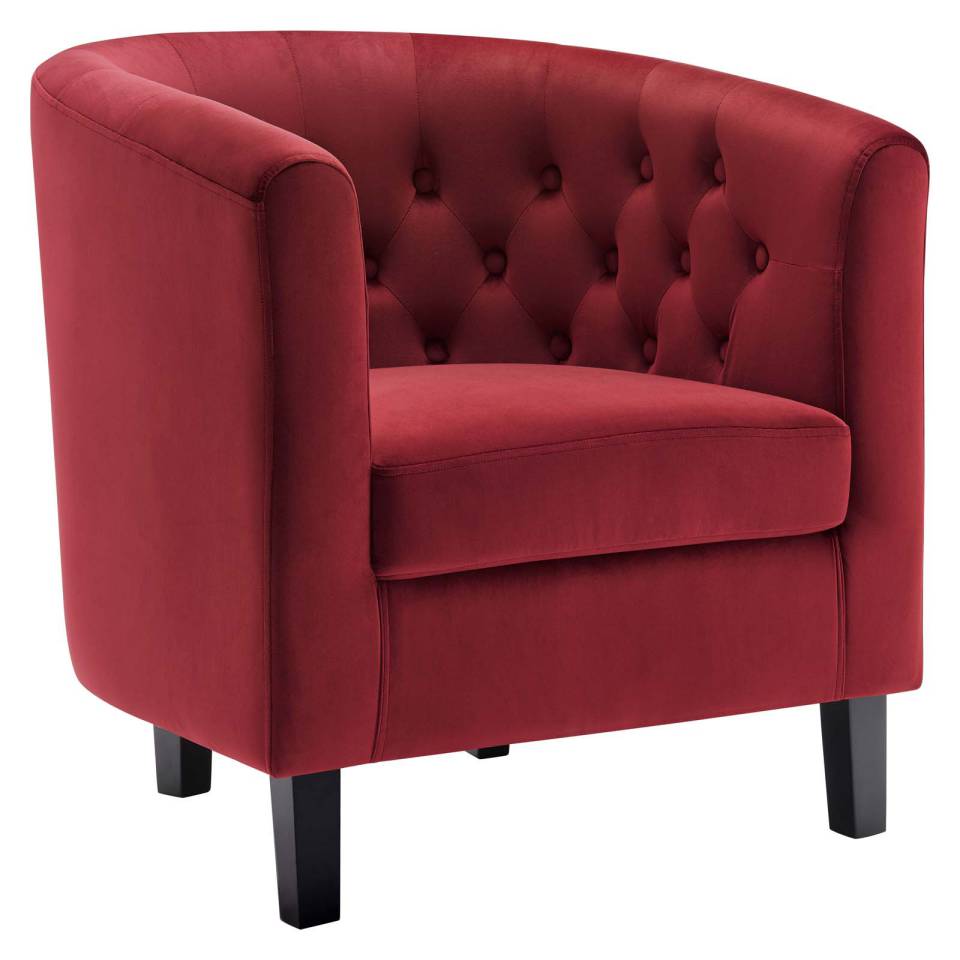 Modway Prospect Performance Velvet Armchair | Armchairs | Modishstore-3