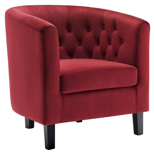Modway Prospect Performance Velvet Armchair | Armchairs | Modishstore-3