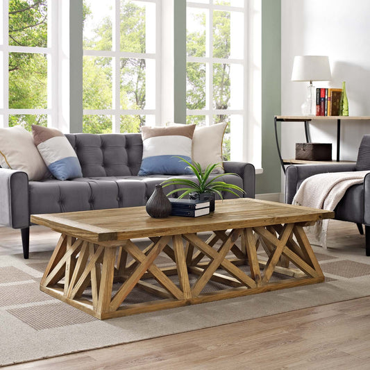 Camp Wood Coffee Table By Modway - EEI-2649 | Coffee Tables
