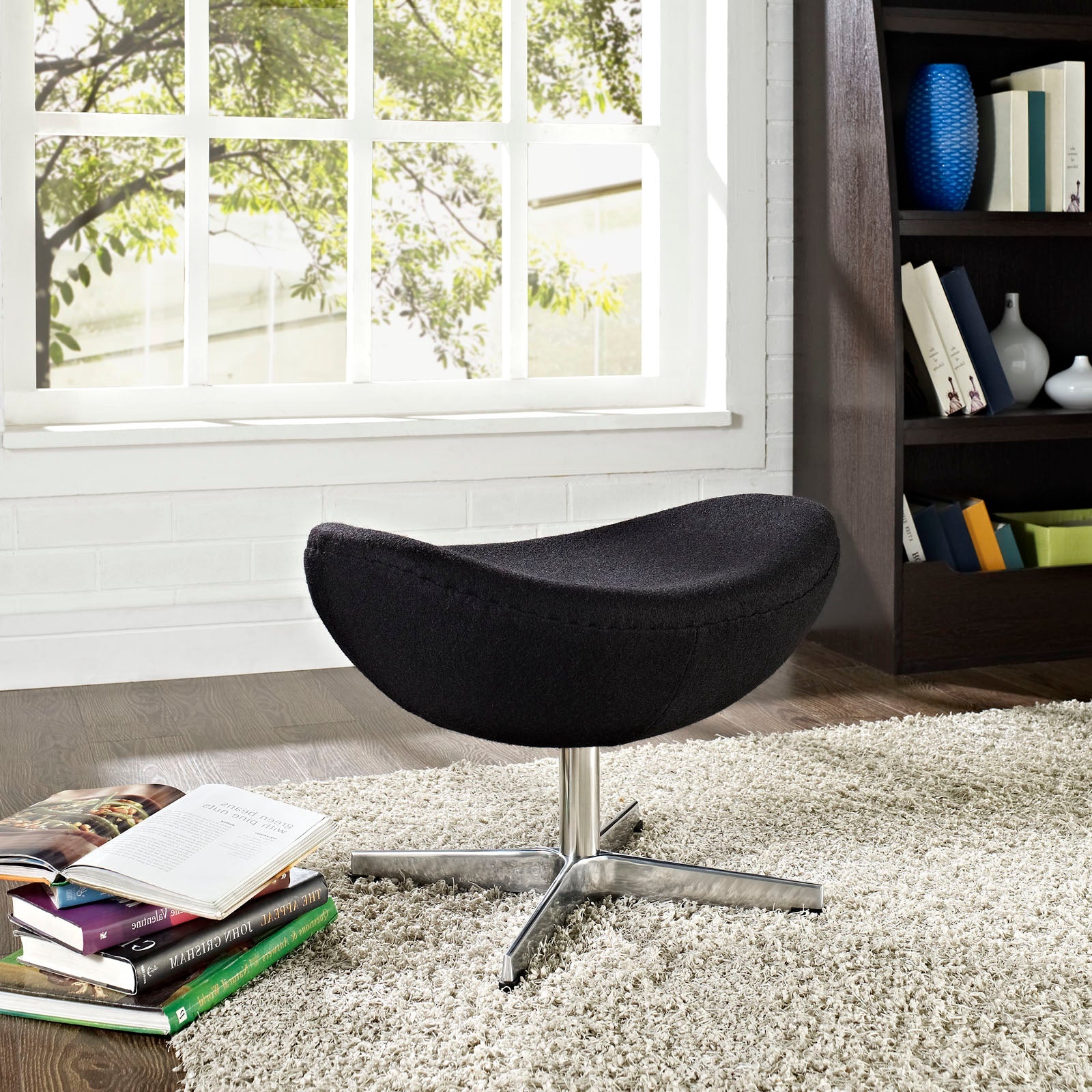 Modway Glove Wool Ottoman | Ottomans | 