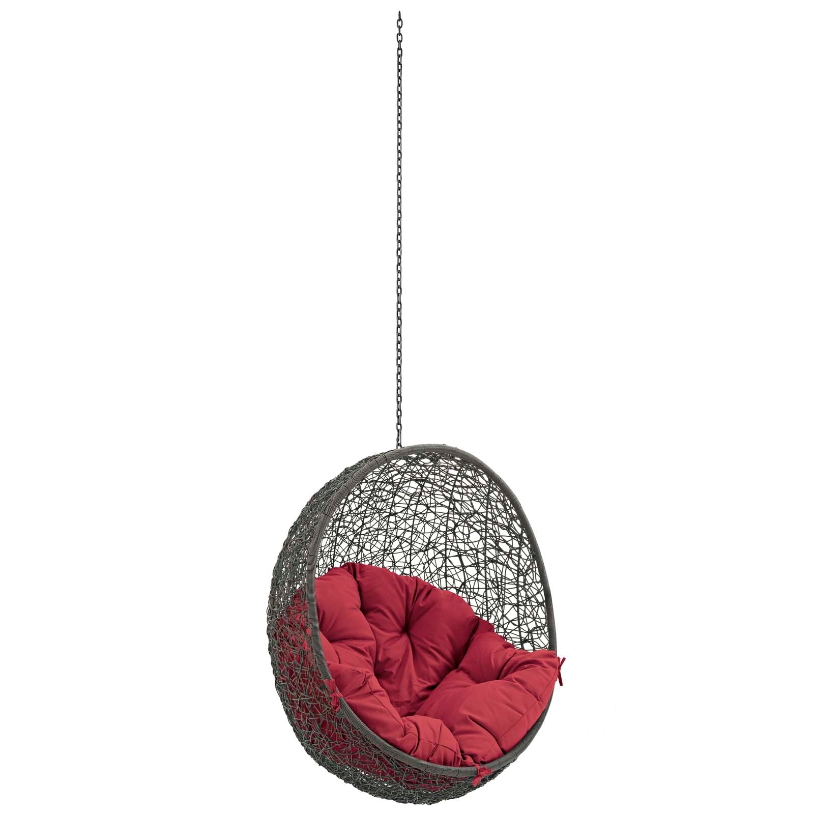 Modway Hide Outdoor Patio Swing Chair Without Stand | Outdoor Porch Swings | 