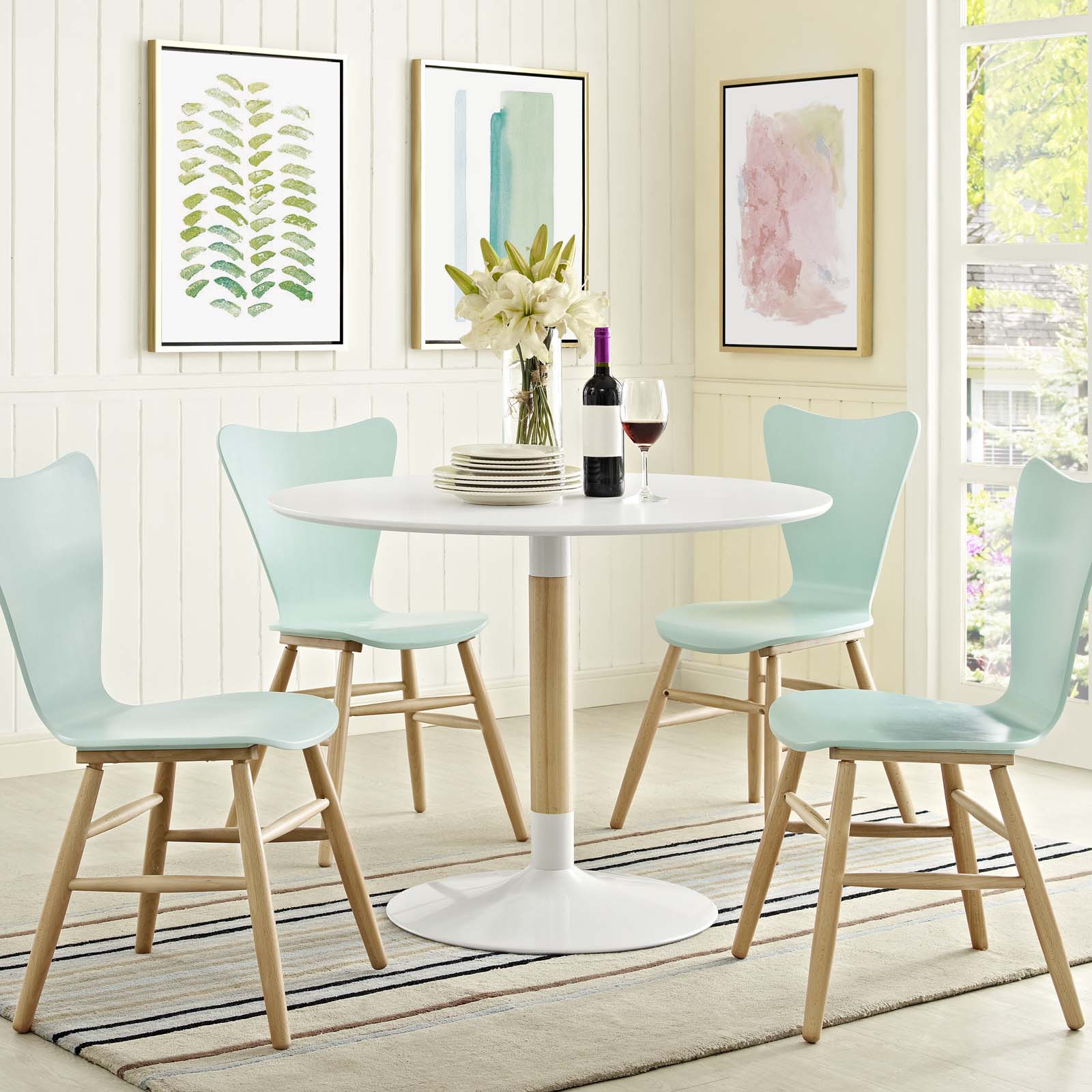 Modway Whirl Round Dining Table | Dining Tables | Modishstore