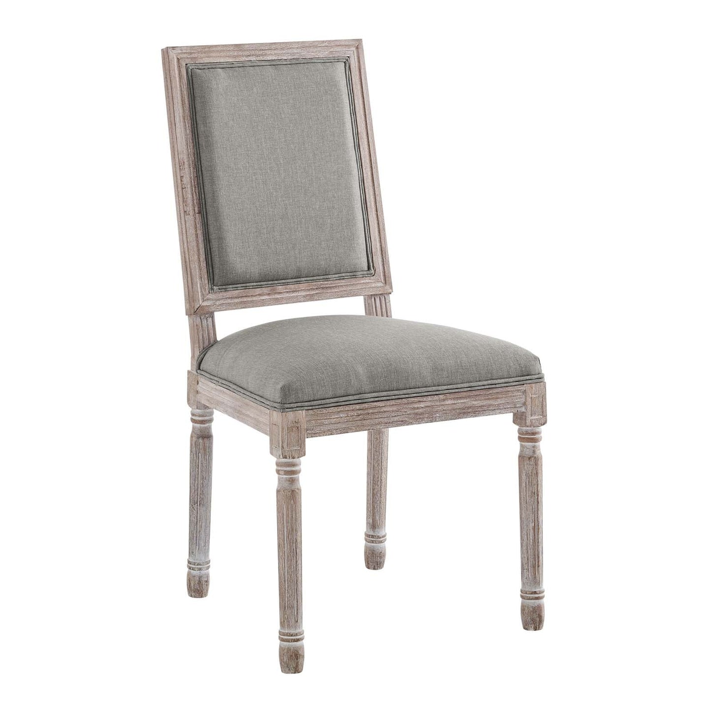 Modway Court Vintage French Upholstered Fabric Dining Side Chair - EEI-2682 | Dining Chairs-1