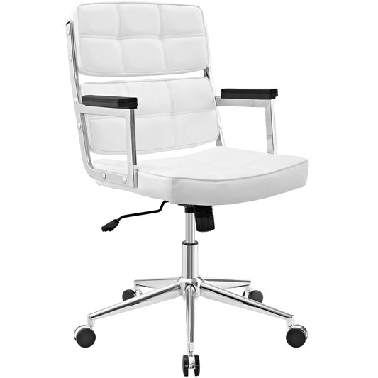 Modway Portray Highback Upholstered Vinyl Office Chair | Office Chairs | Modishstore-15