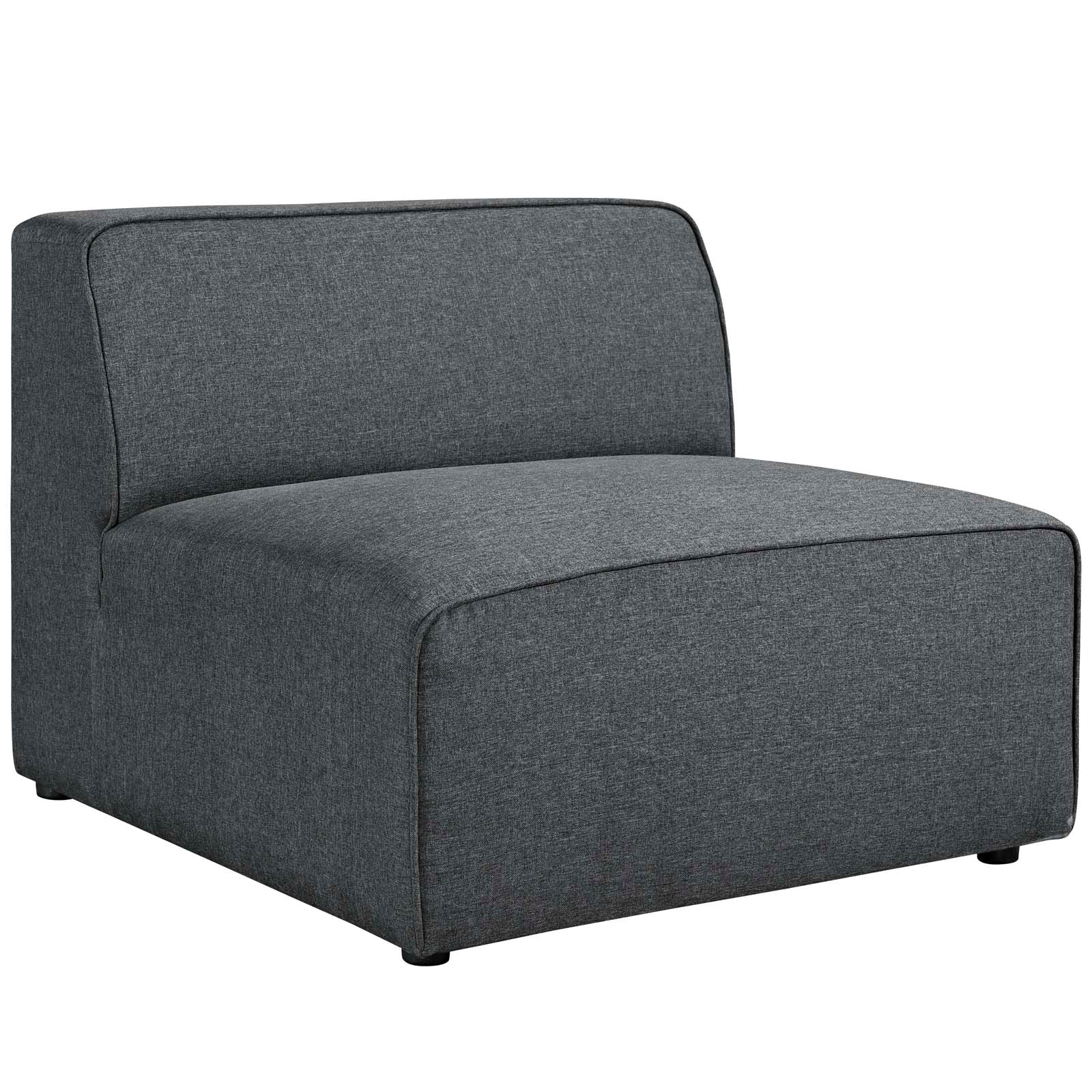 Modway Mingle Fabric Armless | Sofas | Modishstore-17
