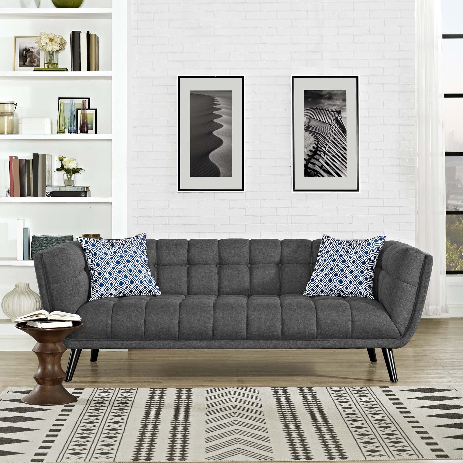 Modway Bestow Upholstered Fabric Sofa | Sofas | 