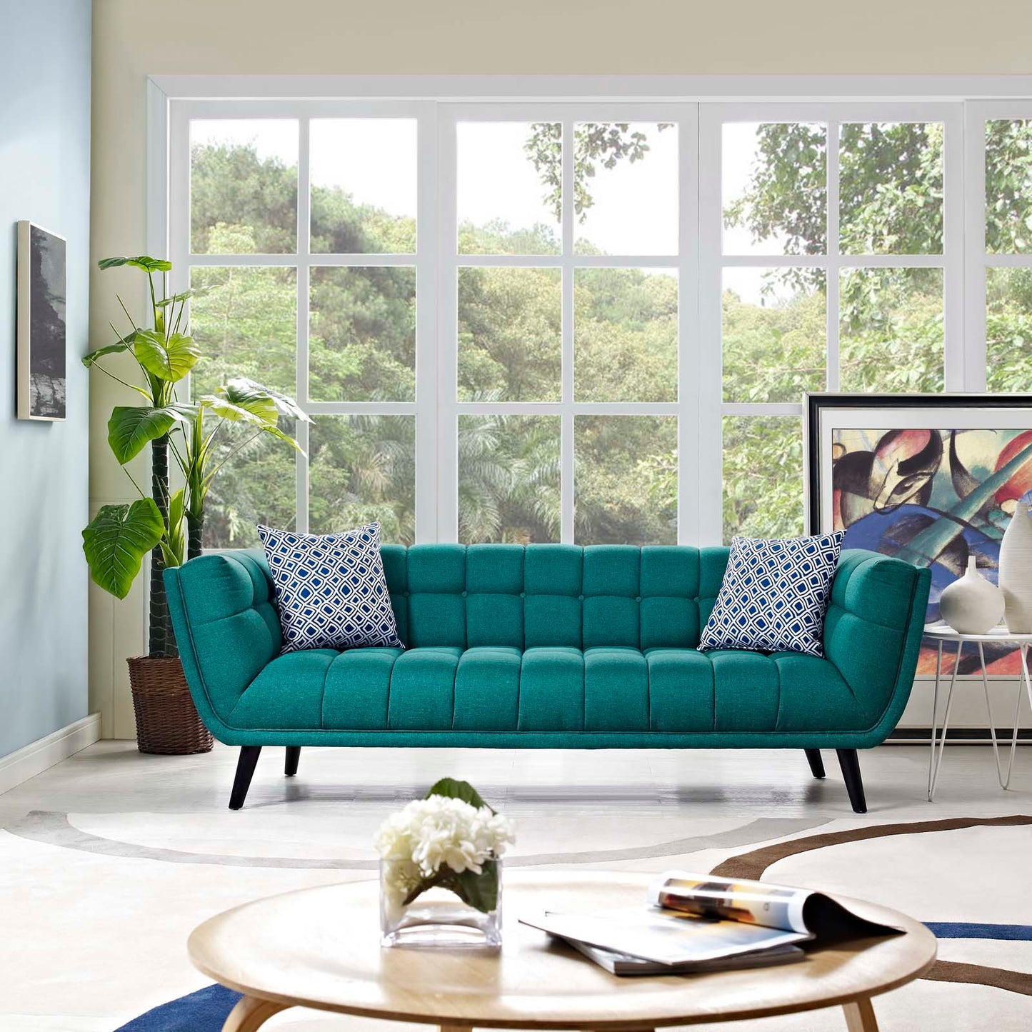 Modway Bestow Upholstered Fabric Sofa | Sofas | 