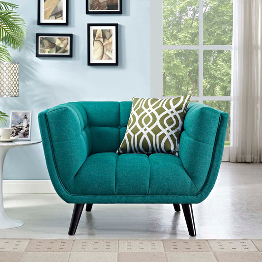 Modway Bestow Upholstered Fabric Armchair | Armchairs | 