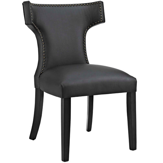 Modway Curve Set of 2 Vinyl Dining Side Chair - EEI-2740 | Dining Chairs | 