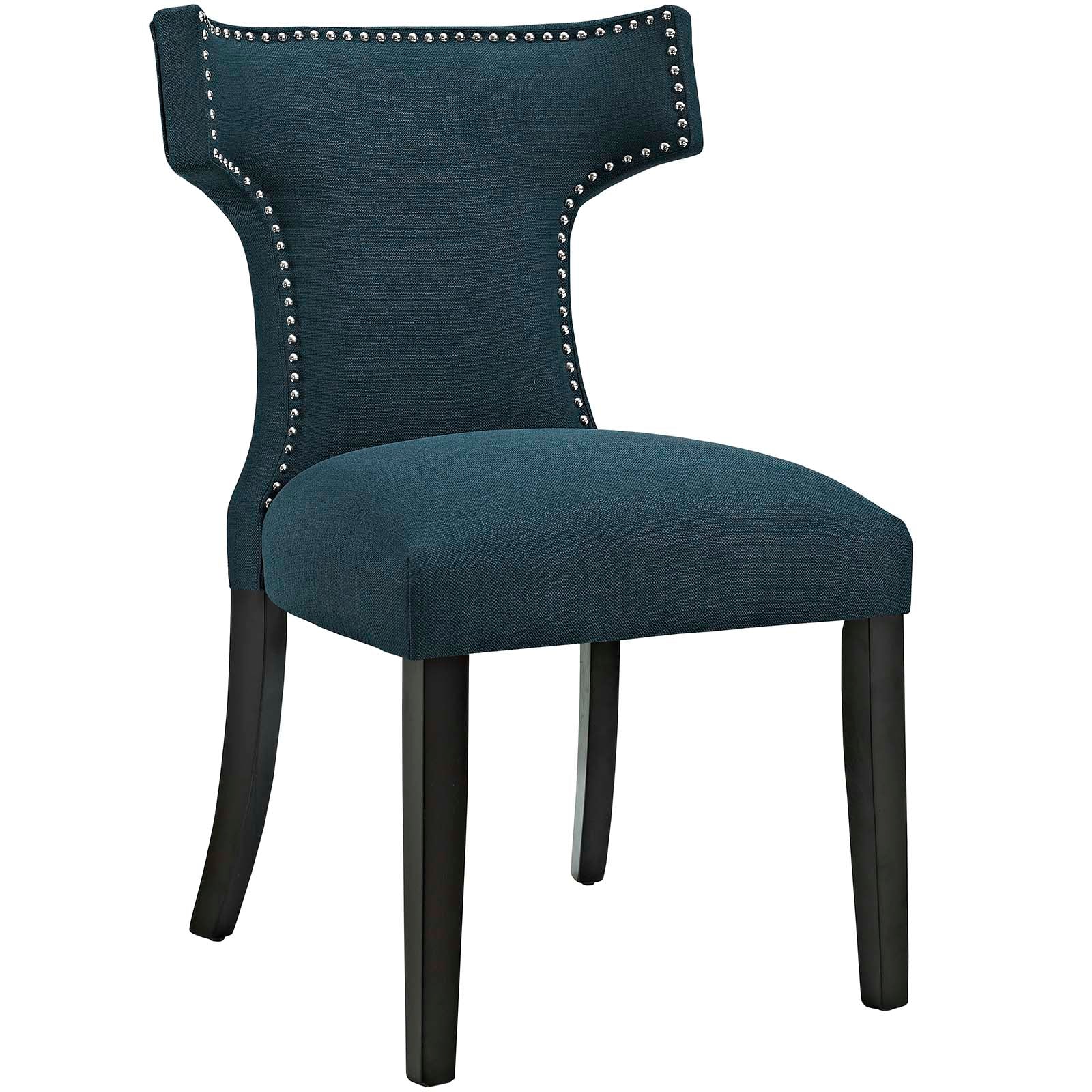 Modway Curve Dining Side Chair Fabric Set of 2 | Dining Chairs | 