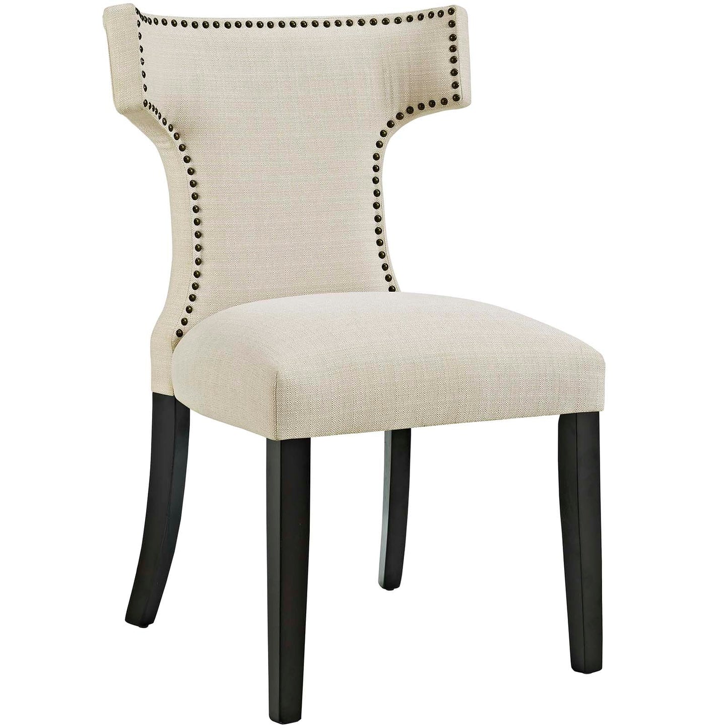 Modway Curve Dining Side Chair Fabric Set of 2 | Dining Chairs | 