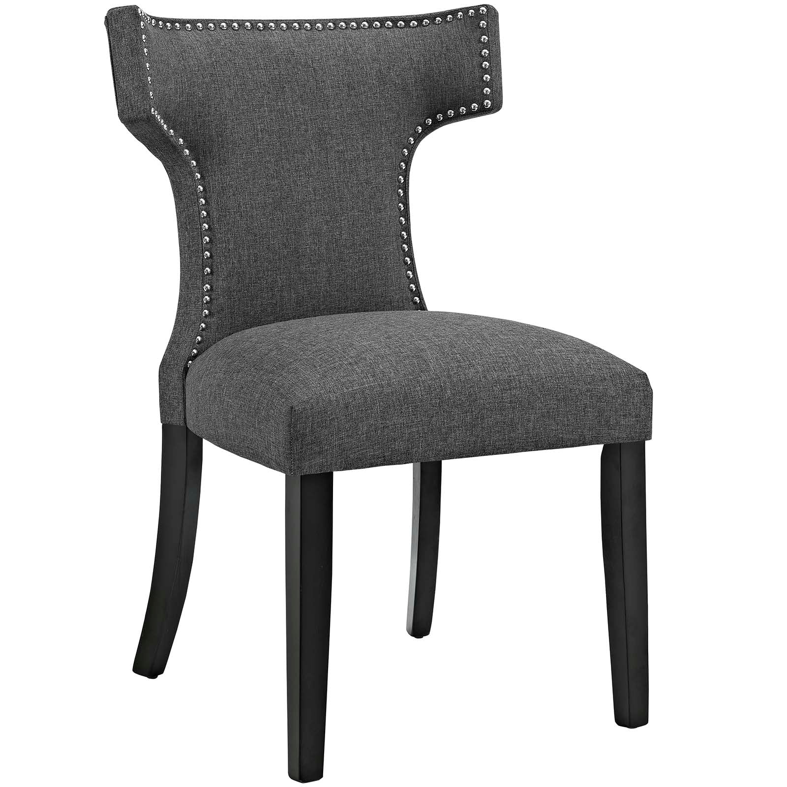 Modway Curve Dining Side Chair Fabric Set of 2 | Dining Chairs | 