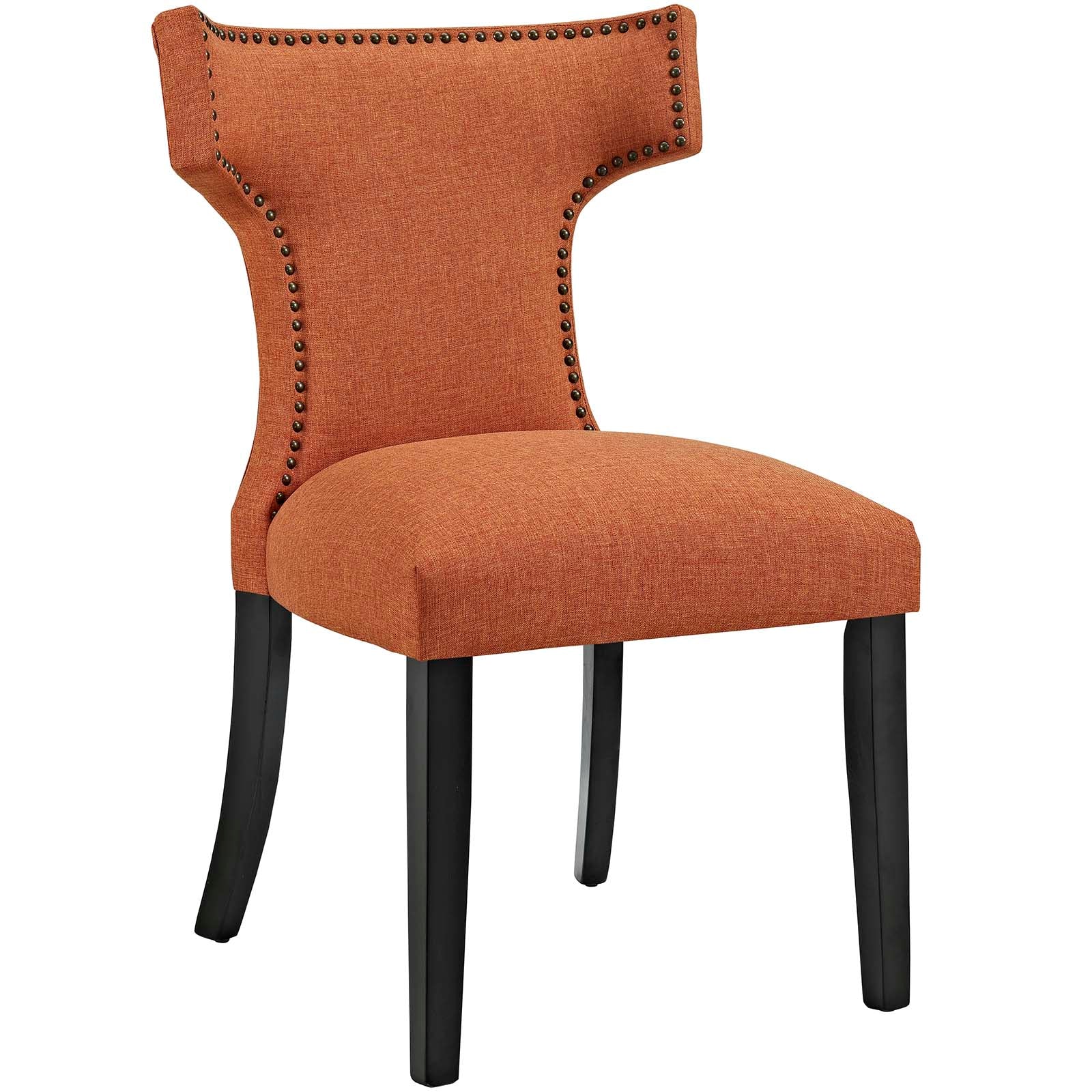 Modway Curve Dining Side Chair Fabric Set of 2 | Dining Chairs | 