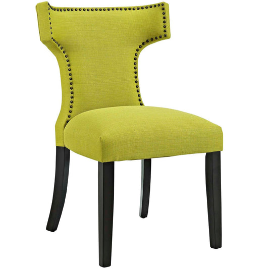 Modway Curve Dining Side Chair Fabric Set of 2 | Dining Chairs | 
