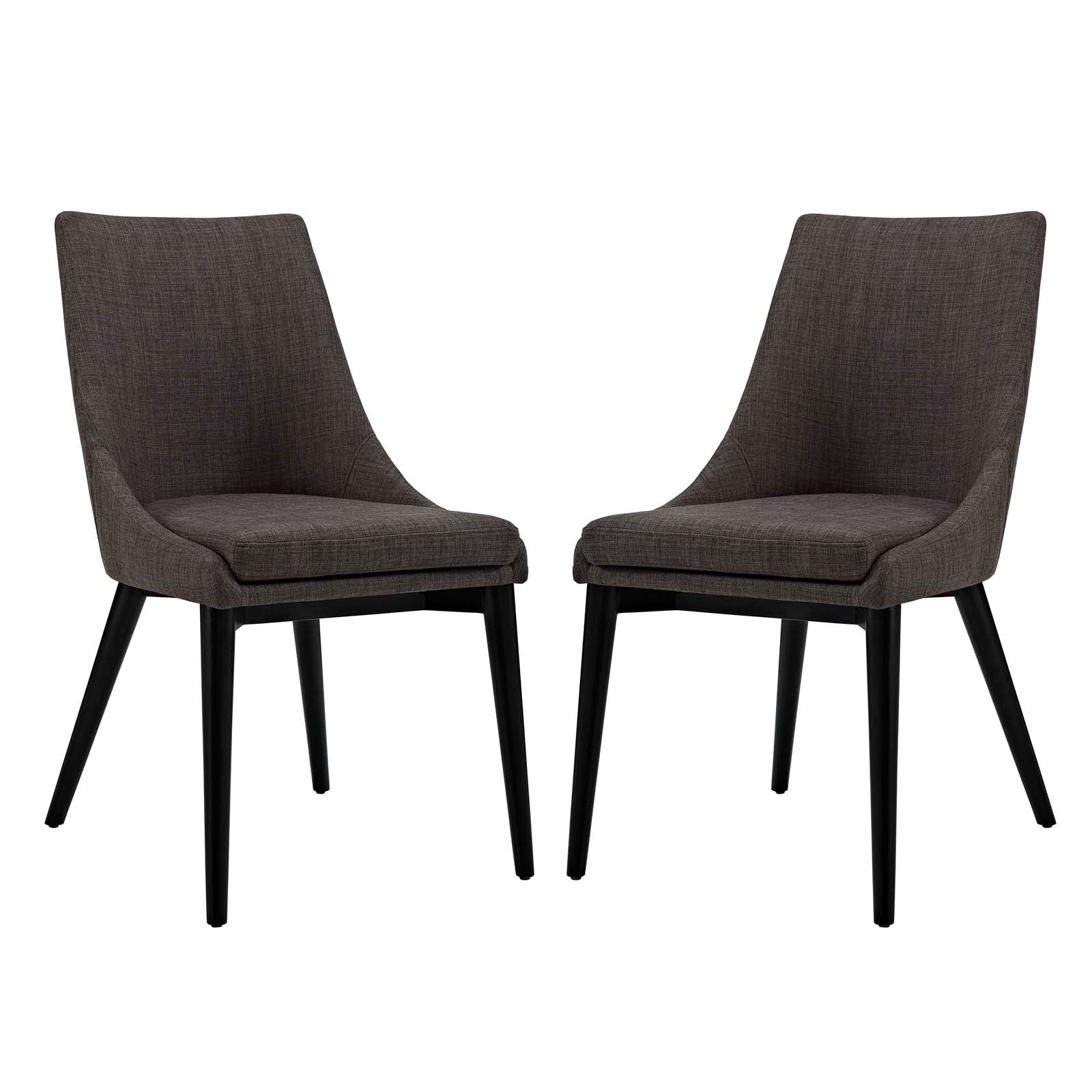 Modway Viscount Set of 2 Fabric Dining Side Chair | Dining Chairs | Modishstore-7