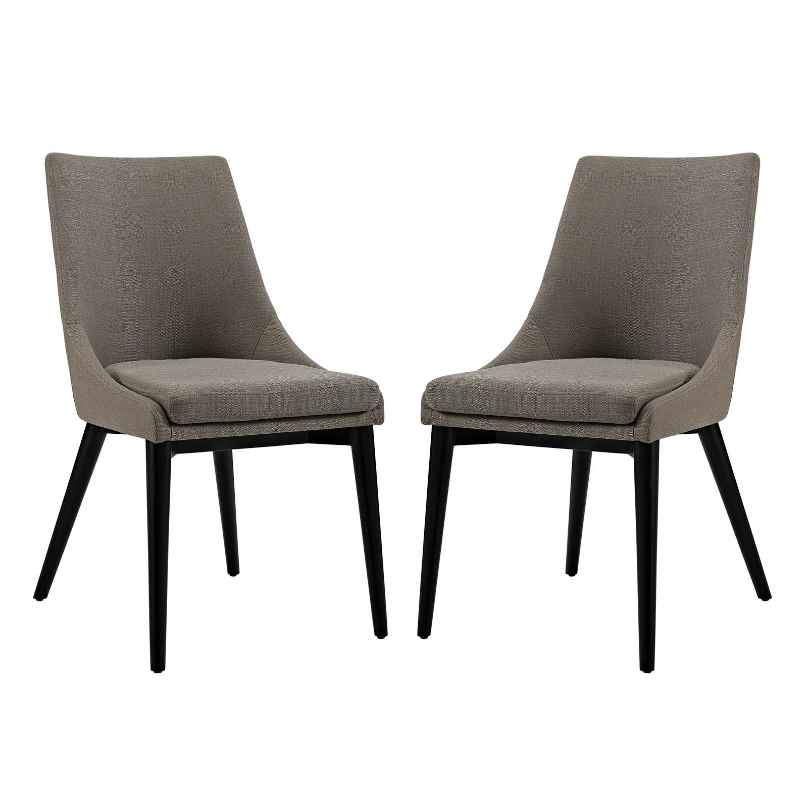 Modway Viscount Set of 2 Fabric Dining Side Chair | Dining Chairs | Modishstore-6