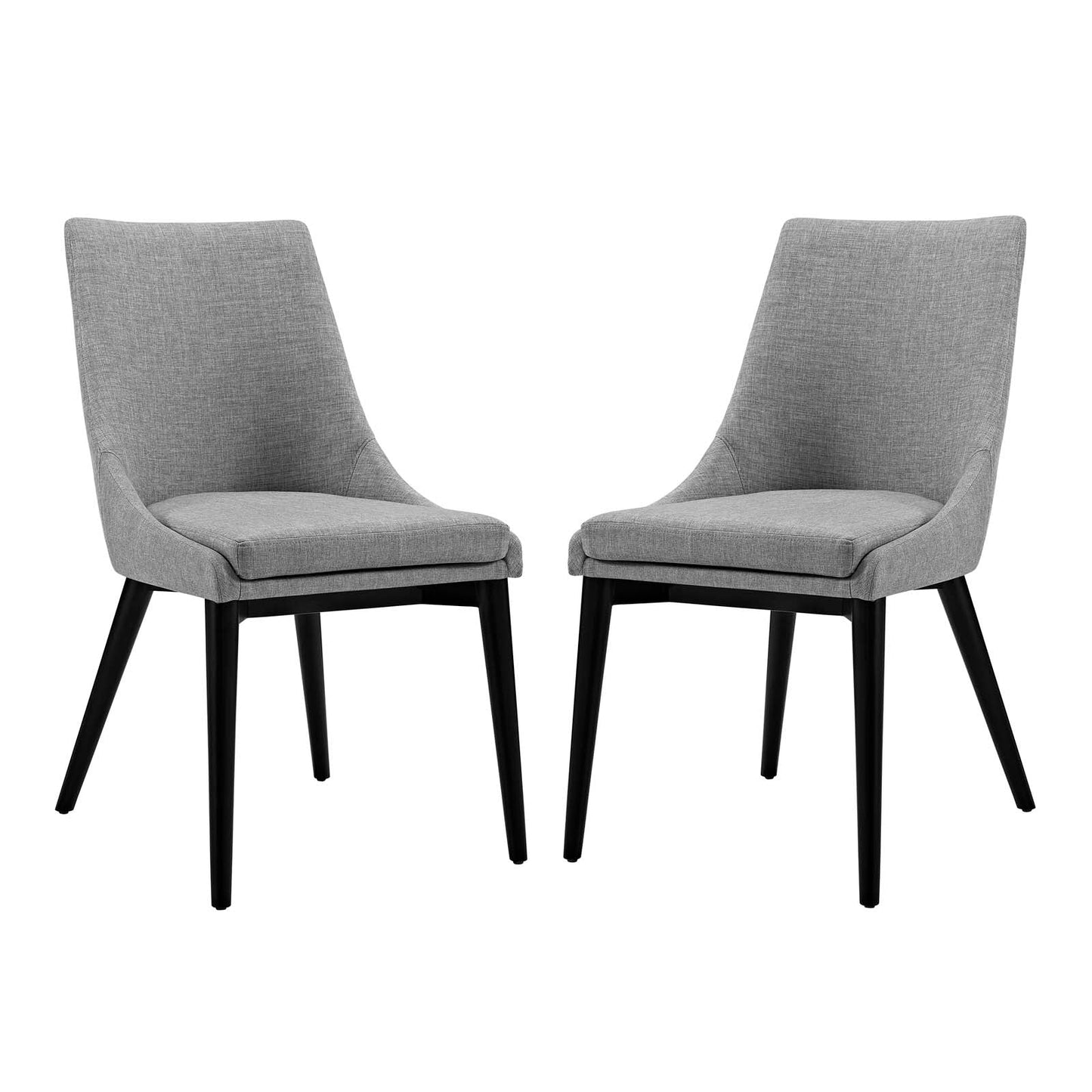 Modway Viscount Set of 2 Fabric Dining Side Chair | Dining Chairs | Modishstore-10