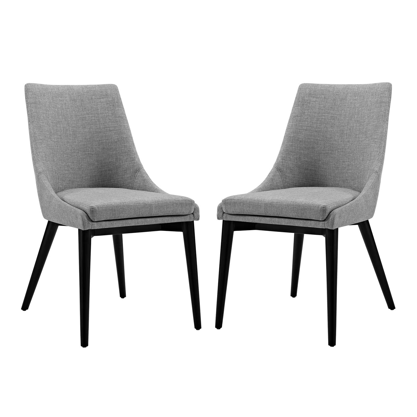Modway Viscount Set of 2 Fabric Dining Side Chair | Dining Chairs | Modishstore-10
