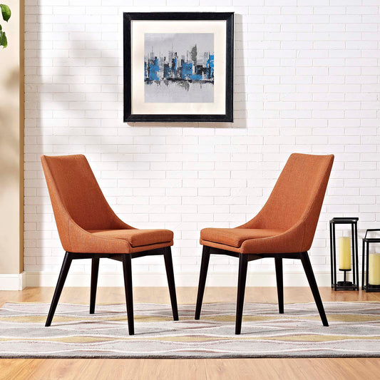 Modway Viscount Set of 2 Fabric Dining Side Chair | Dining Chairs | Modishstore-12