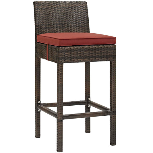 Modway Conduit Outdoor Patio Wicker Rattan Bar Stool | Bar Stools | 